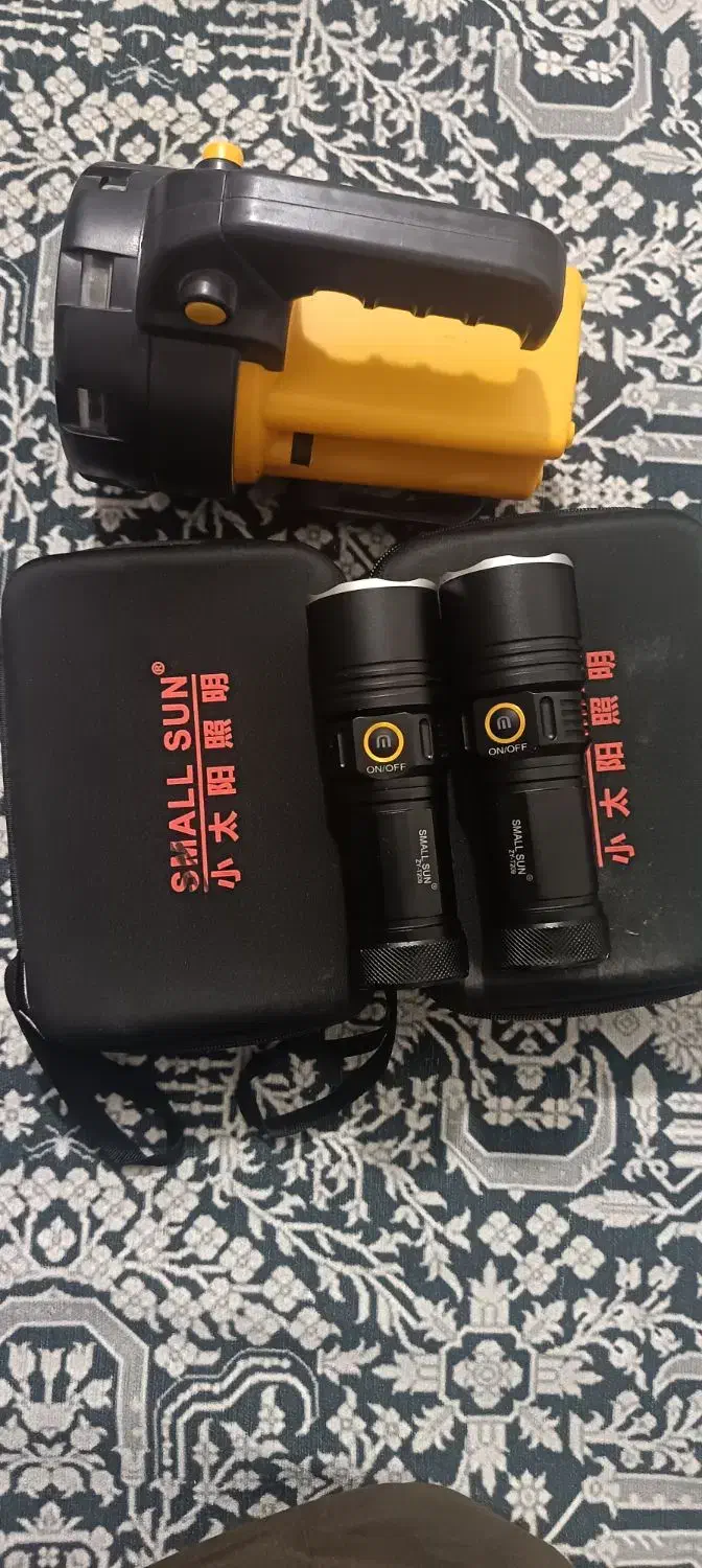 سه عدد چراغ قوه بهترین مارک اسماسان در حد نو|کوهنوردی و کمپینگ|سنندج, |دیوار