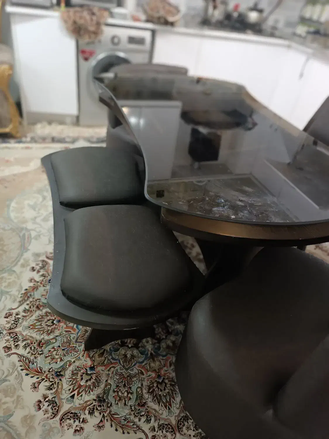 میز نهار خوری تمیز درحد نو|میز و صندلی غذاخوری|بهبهان, |دیوار