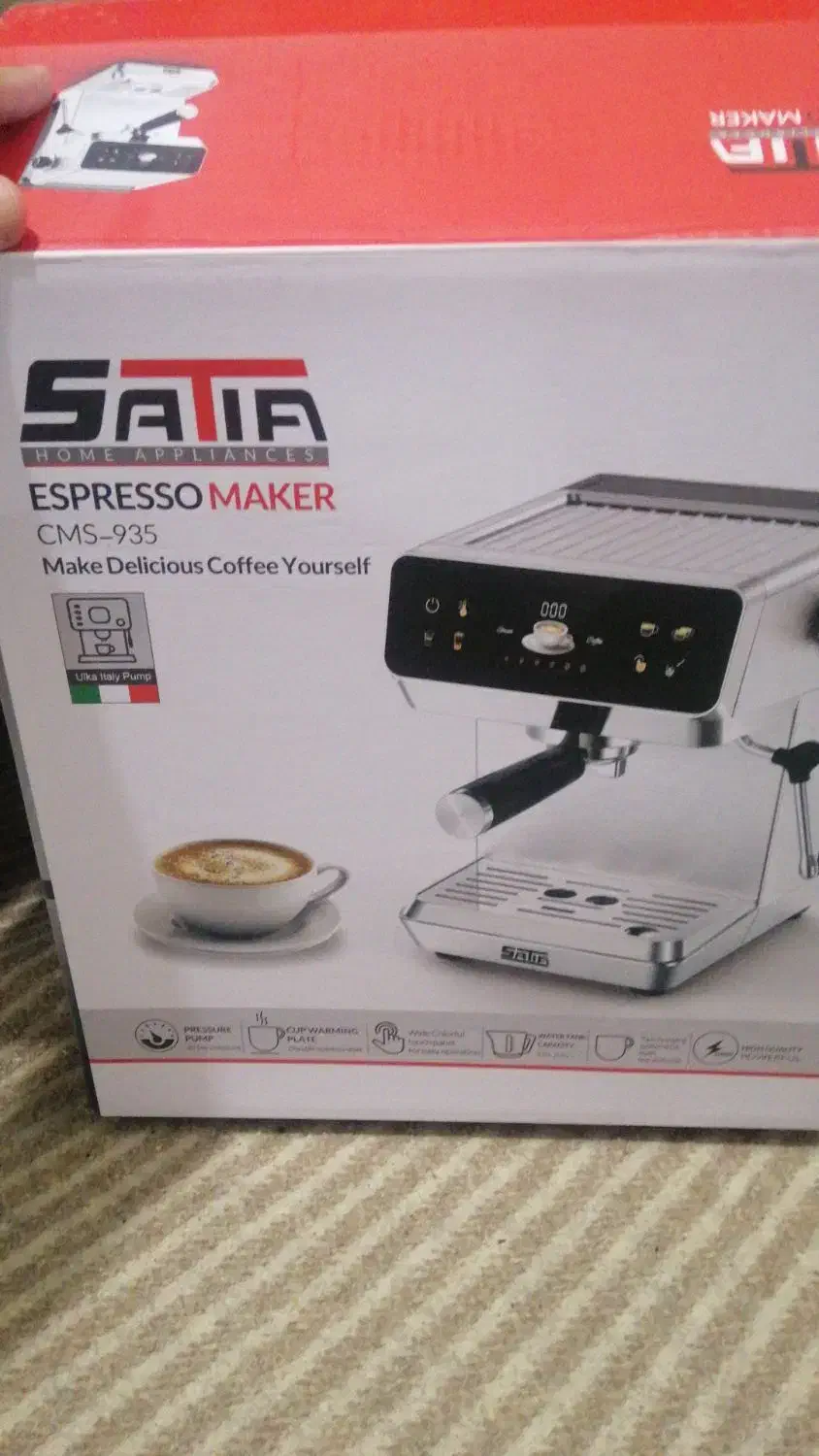 قهوه‌ساز اسپرسو لمسی نو (معاوضه با موبایل)|قوری، کتری، قهوه‌ساز دستی|اهواز, امانیه|دیوار