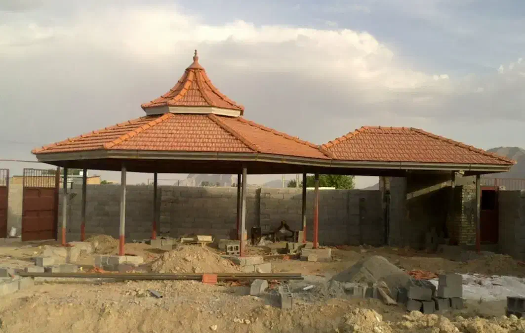 آلاچیق سفال ورق|خدمات پیشه و مهارت|نجف‌آباد, طالقانی|دیوار