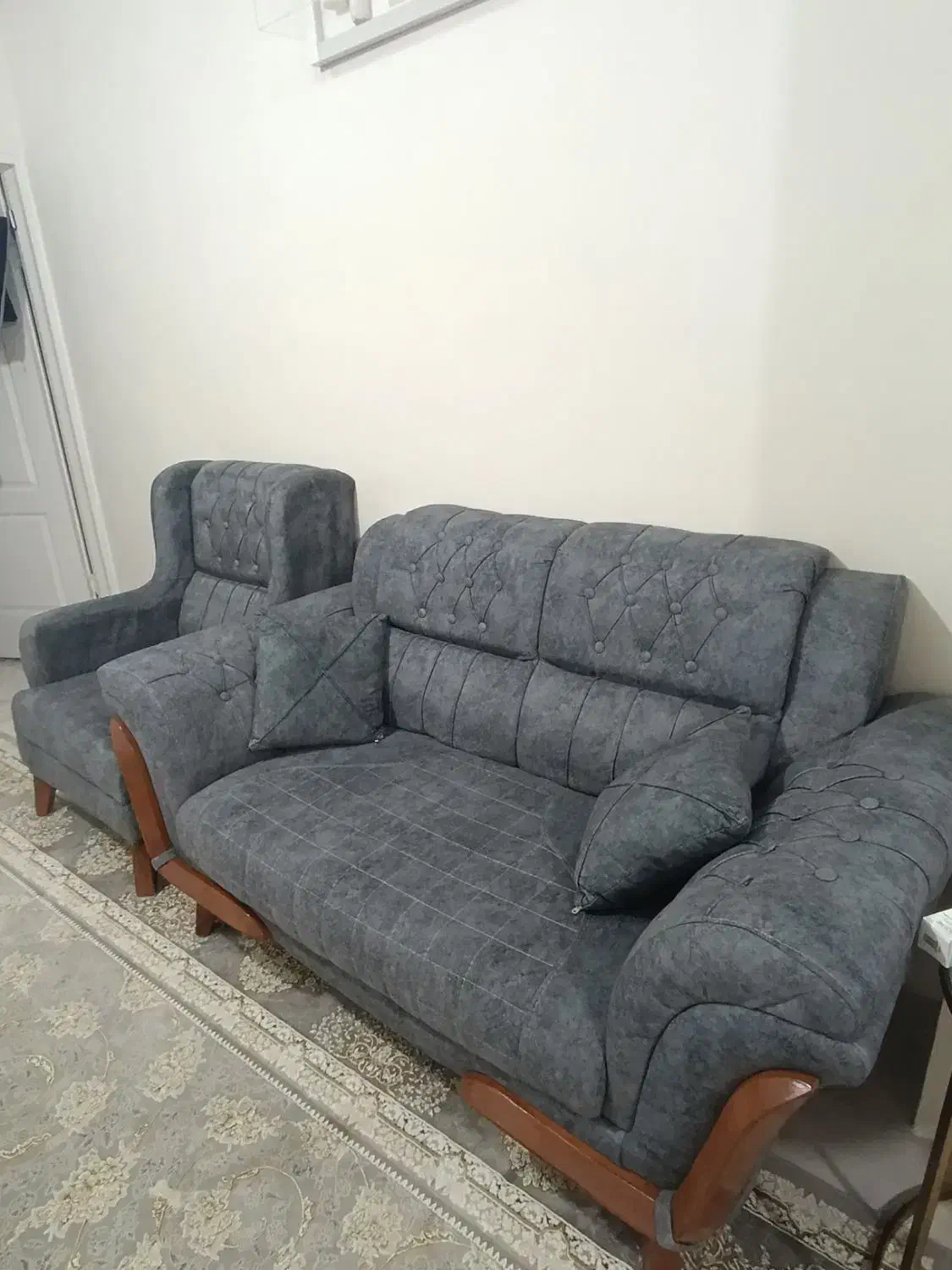 مبل  مبلمان 7نفره|مبلمان خانگی و میز عسلی|رباط‌کریم, رباط‌کریم|دیوار