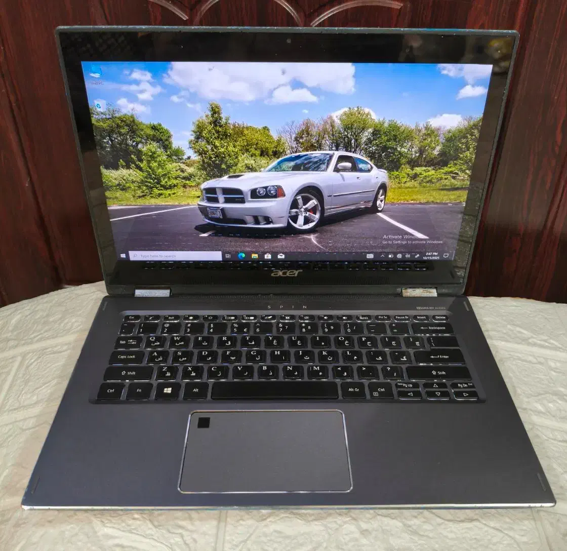 لپ تاپ ایسر آمریکایی Core i5 نسل 8 صفحه تاچ 360|رایانه همراه|تهران, گلچین|دیوار