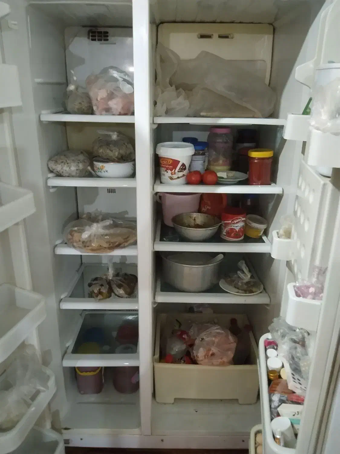 یخچال فریزر ساید بای ساید الکترواسطیل|یخچال و فریزر|فریمان, |دیوار