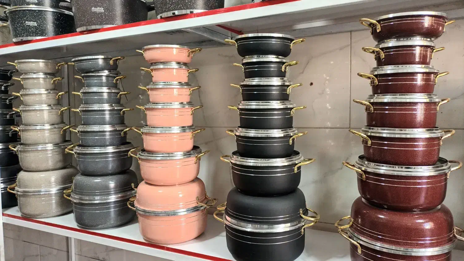 انواع ظروف گرانیتی چهارده پارچه به دلیل تغییر شغل|ظروف پختوپز|مرند, |دیوار