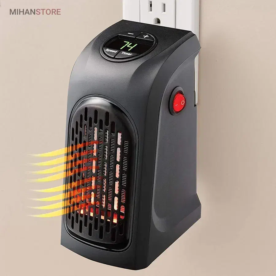هیتر برقی فن دار Handy Heater بدون نیاز به کابل|بخاری، هیتر، شومینه|رشت, سعدی (تختی)|دیوار
