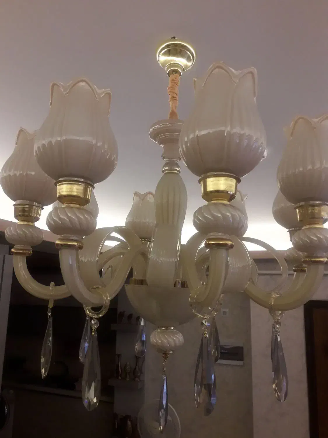 لوستر|لوستر و چراغ آویز|تبریز, |دیوار