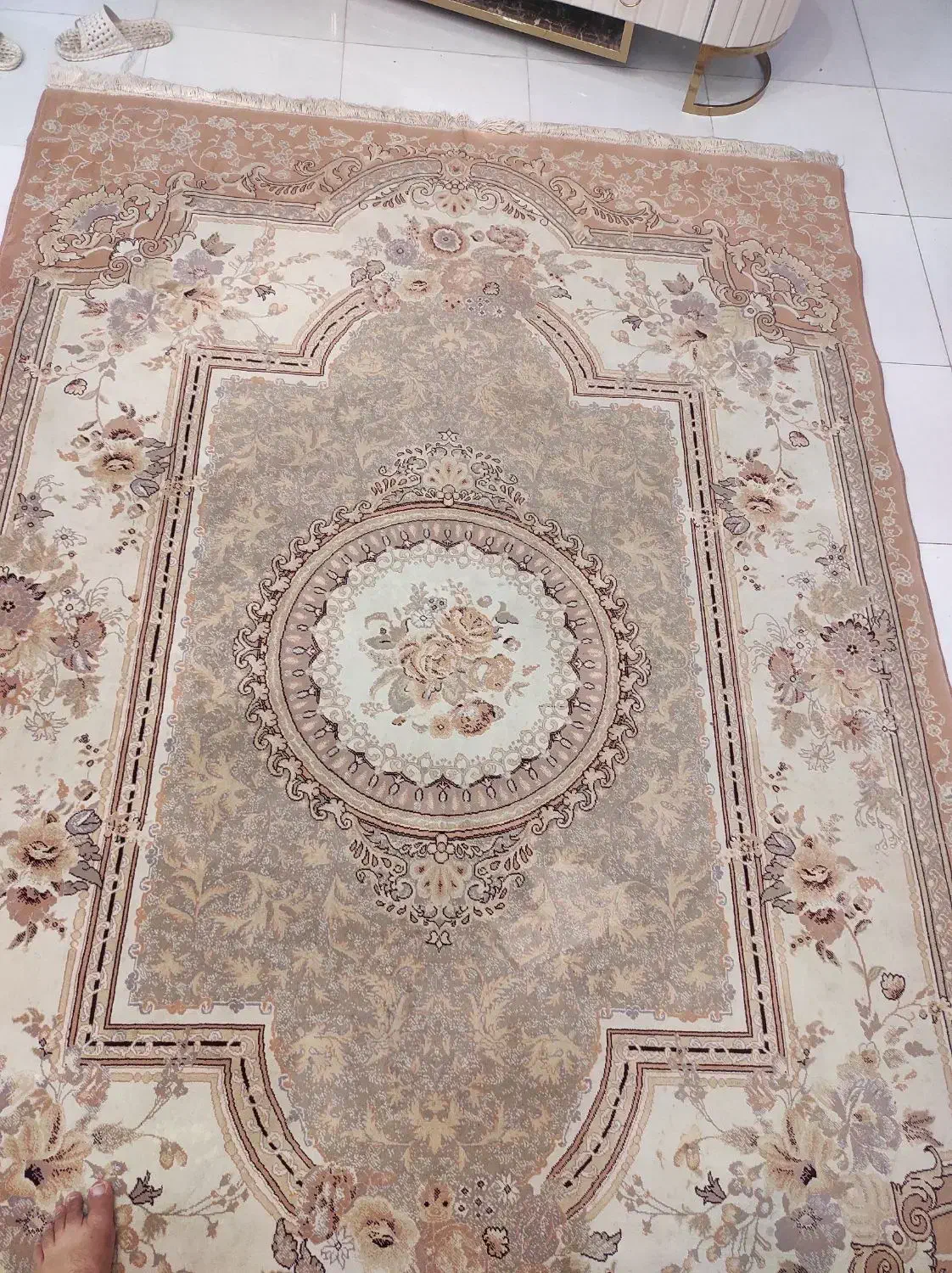 فروش فرش ماشینی ۶متری تراکم۱۰۰۰درجم|فرش|جم, |دیوار