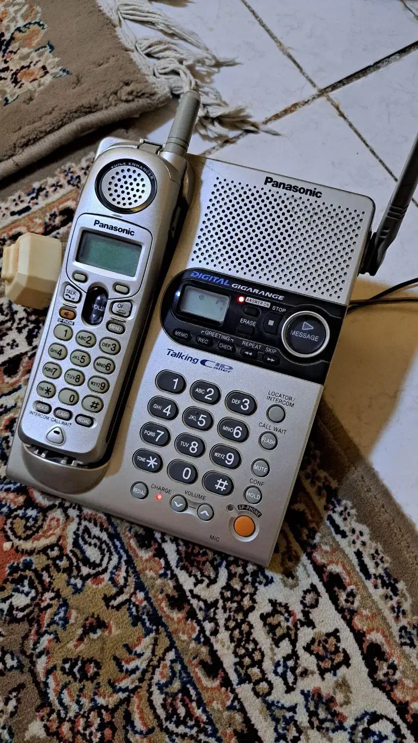 تلفن بیسیم پاناسونیک اصل ژاپن|تلفن رومیزی|پیشوا, |دیوار