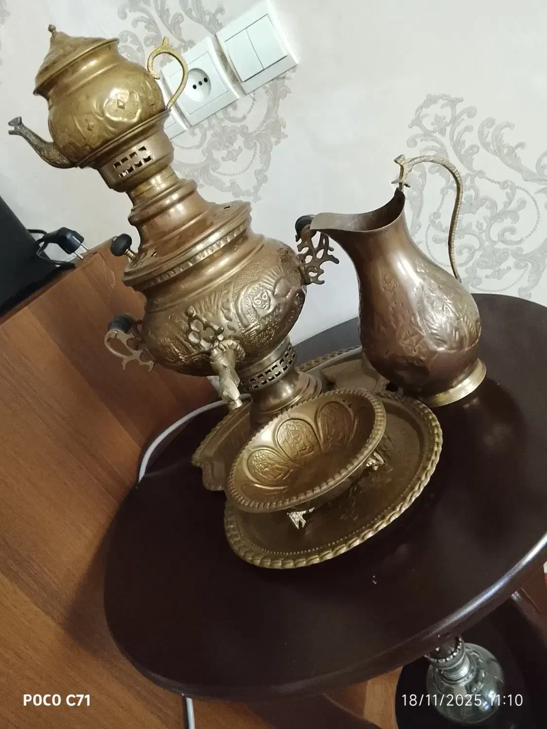 سماور برنج تمیز و سالم|سماور، چای‌ساز، قهوه‌ساز|گنبد کاووس, |دیوار