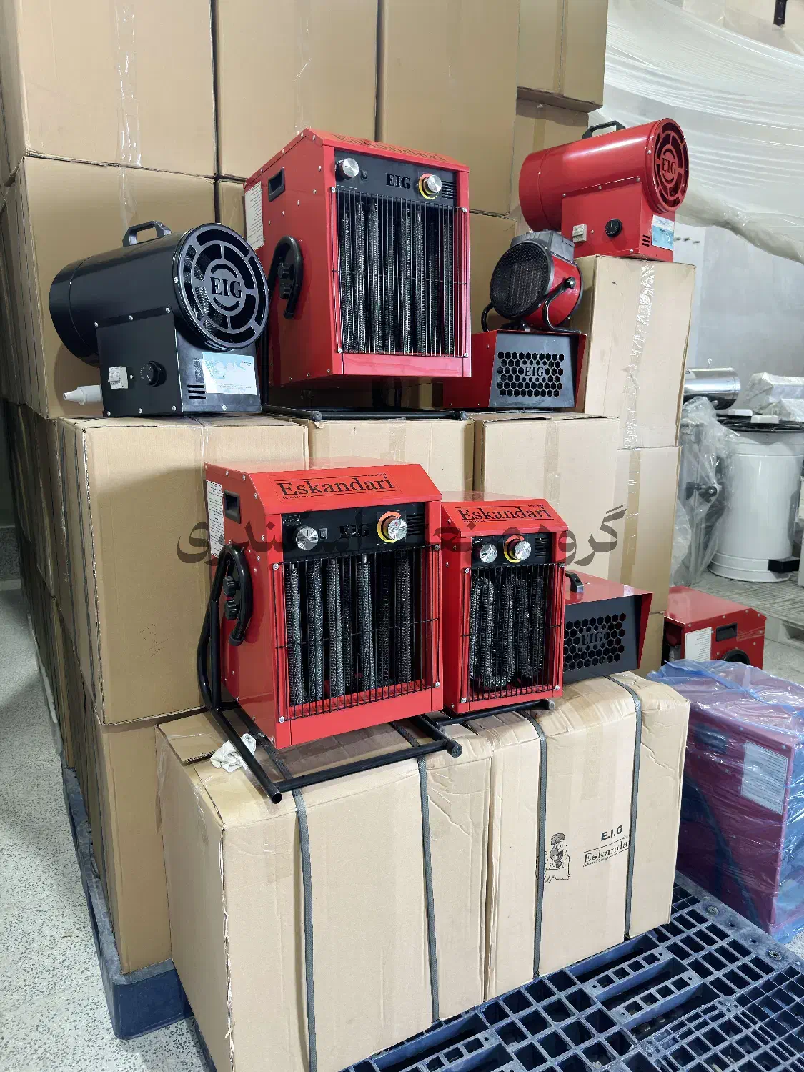 هیتر برقی بخاری فن دار 9کیلووات گلخانه کارخانه|بخاری، هیتر، شومینه|شیراز, دروازه اصفهان|دیوار