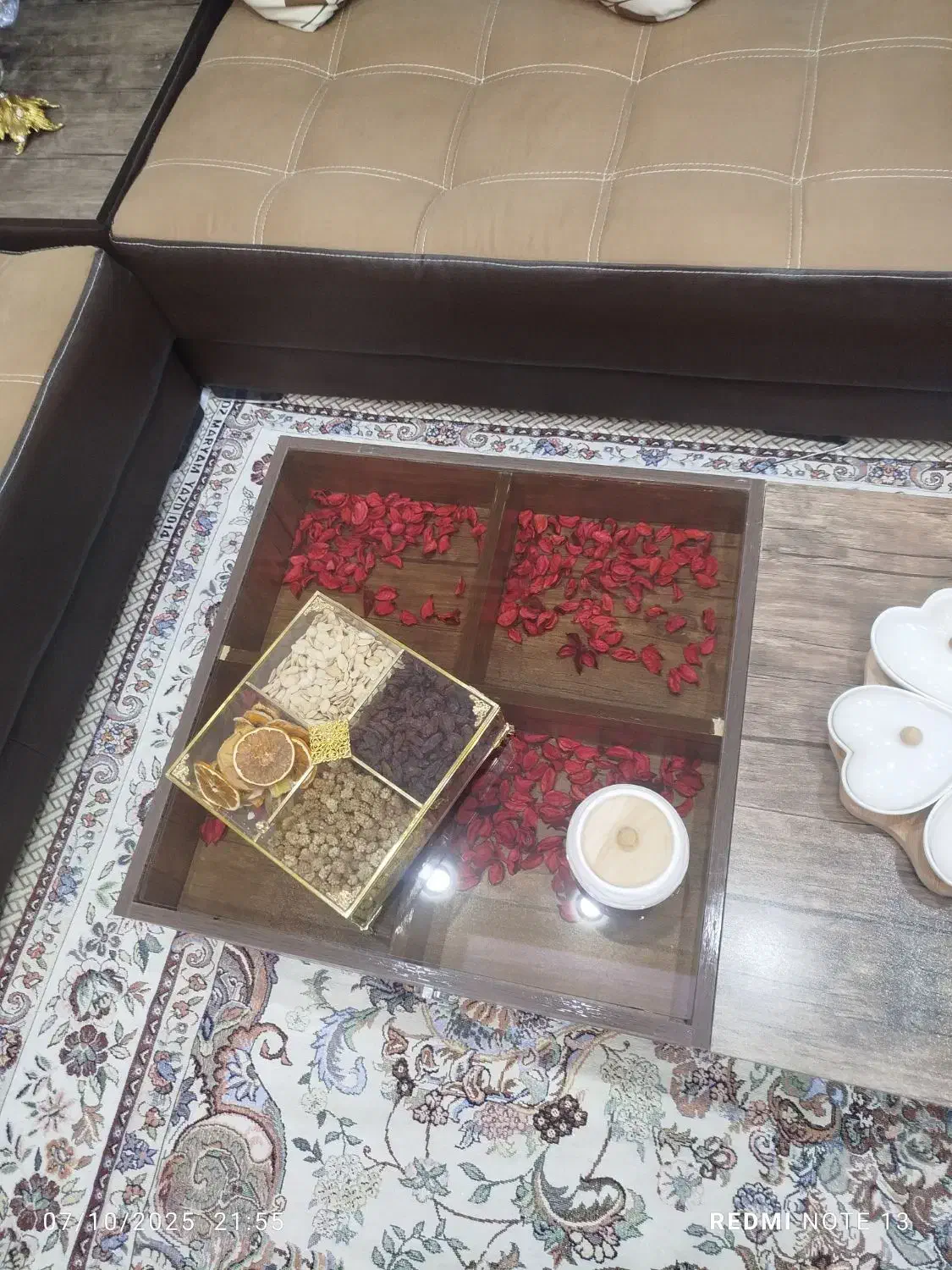 سرویس مبلمان ۹نفره مدل L|مبلمان خانگی و میز عسلی|کنگاور, |دیوار