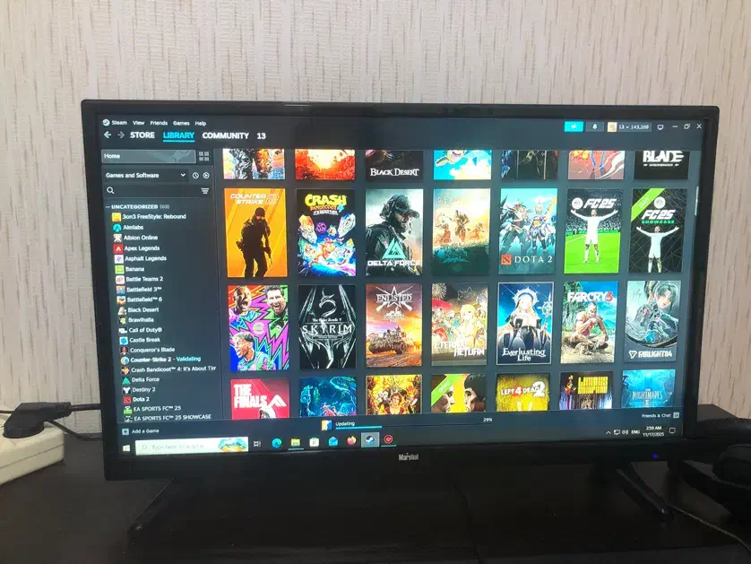 مانیتور LED تلوزیون مارشال|قطعات و لوازم جانبی رایانه|فردیس, فردیس|دیوار