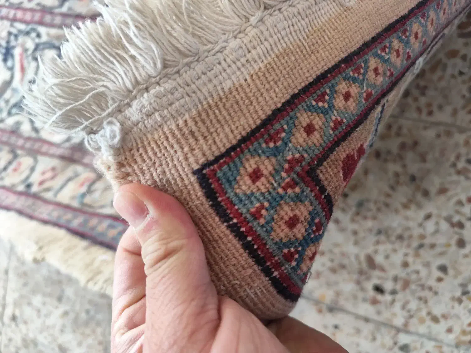 فرش دستباف پشم صد در صد قالی دست بافت|فرش|ملارد, |دیوار