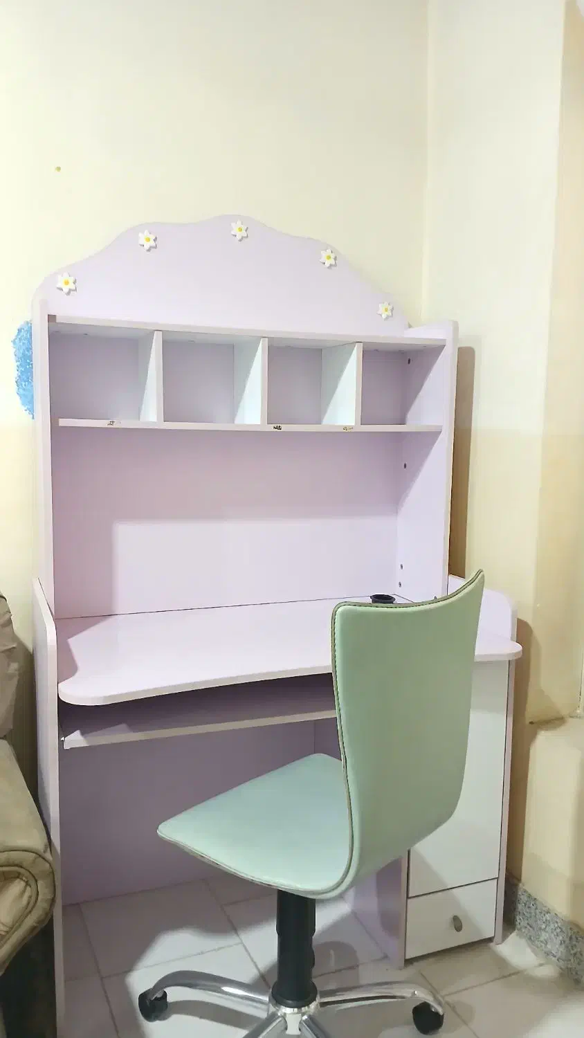 کتابخانه/میز مطالعه وکامپیوتربا صندلی/بالسا درحدنو|میز تحریر و کامپیوتر|بهشهر, |دیوار