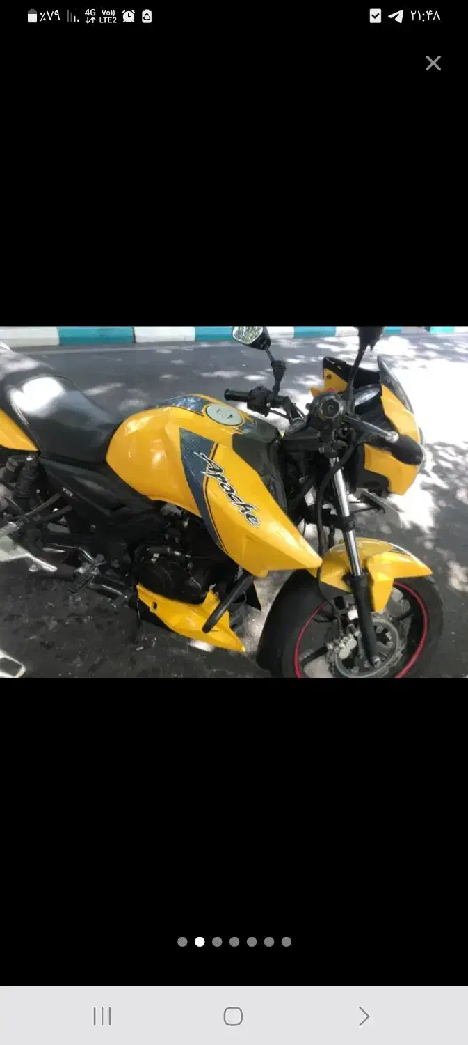 موتور اپاچی مدل ۹۳|موتورسیکلت|گلپایگان, |دیوار