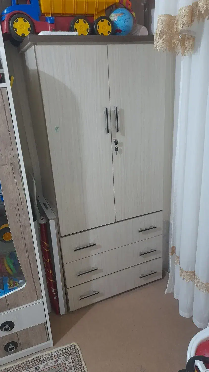 سه عدد کمد ام دی اف در حد نو|جاکفشی، کمد، دراور|تیران, |دیوار