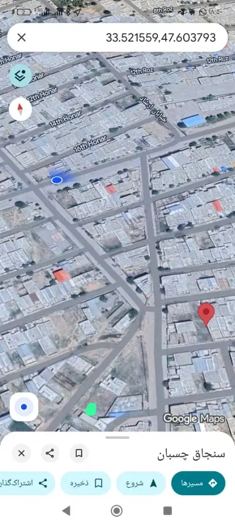 ۱60متر زمین خ۱۶متری میدان قدس ابتدای جاده آزادبخت|فروش زمین و ملک کلنگی|کوهدشت, |دیوار