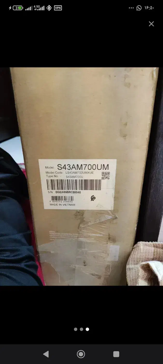 تلویزیون ۴۳ اینچ اندروید سامسونگ|تلویزیون و پروژکتور|کوهدشت, |دیوار