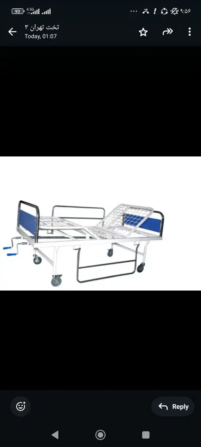 تخت بیمارستانی پایه ثابت فایبرگلس بیمارccu باکیفیت|آرایشی، بهداشتی، درمانی|مشهد, رضاشهر|دیوار