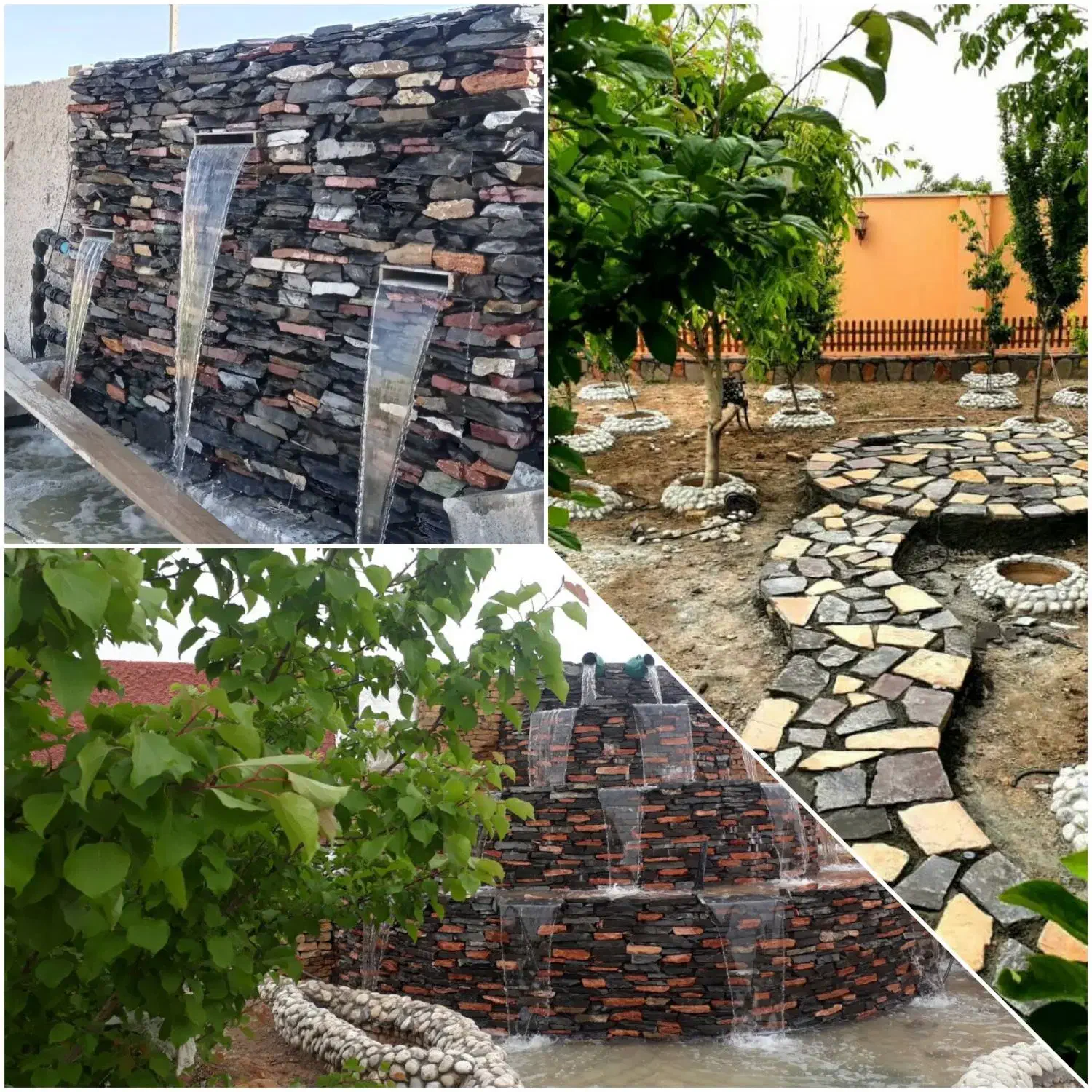 ابنما سنگ لاشه  سیمان کاری  بنایی سنگ کار آتشکده|خدمات پیشه و مهارت|اصفهان, براآن شمالی|دیوار