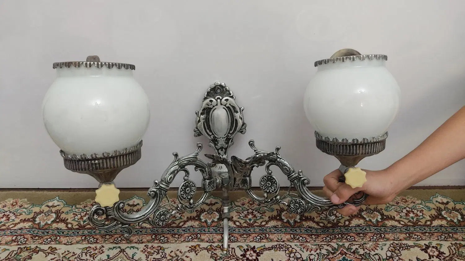 روشنایی زنبوری برنزی|لوستر و چراغ آویز|تبریز, |دیوار