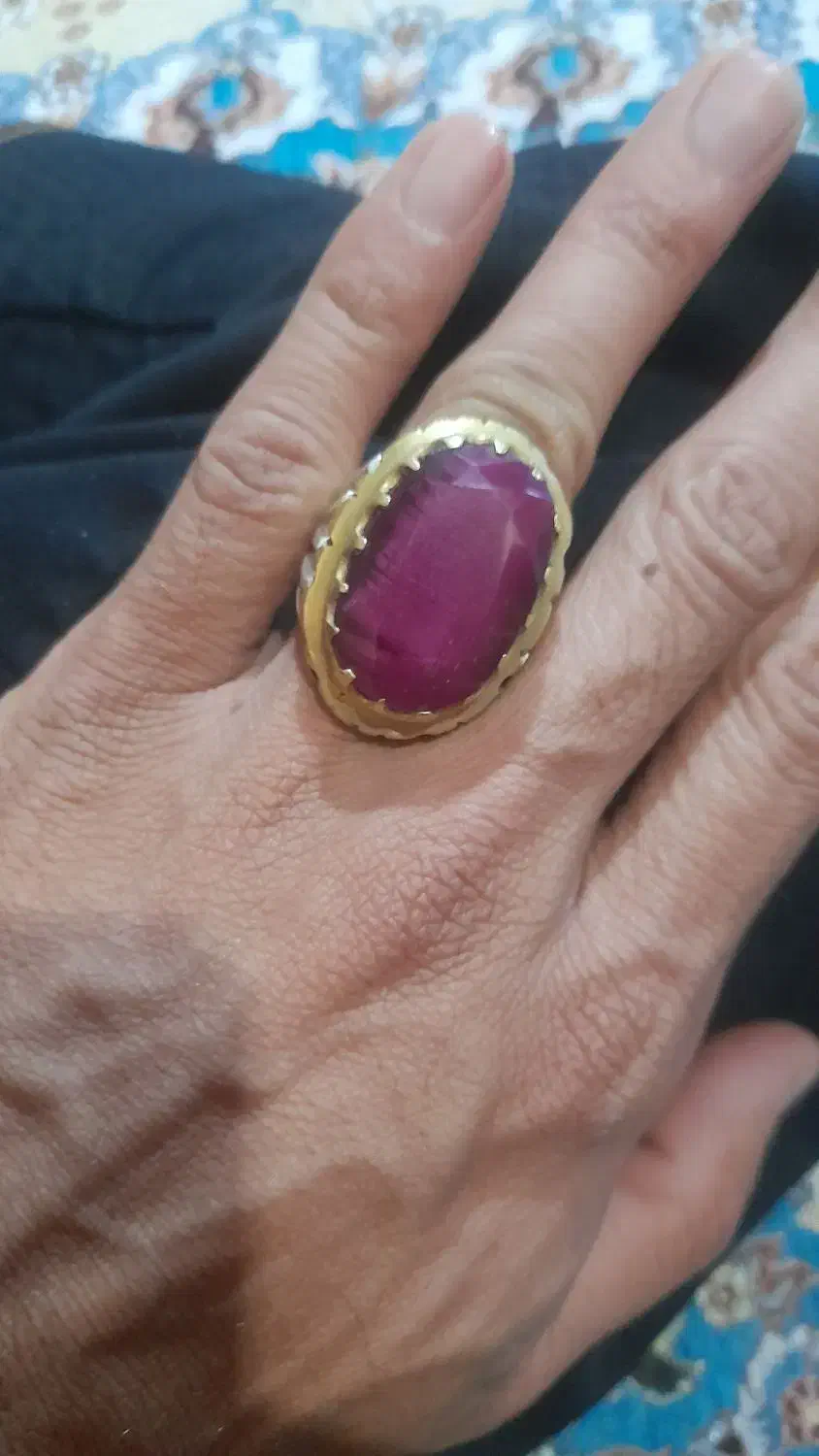 انگشتر یاقوت کابلی|جواهرات|زاهدان, |دیوار