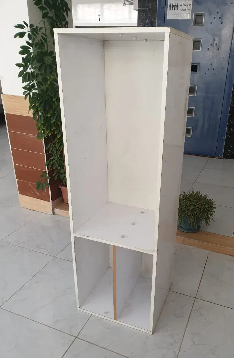 قفسه چوبی مغازه ای سالم و تمیز|کتابخانه، شلف، قفسههای دیواری|اردبیل, |دیوار