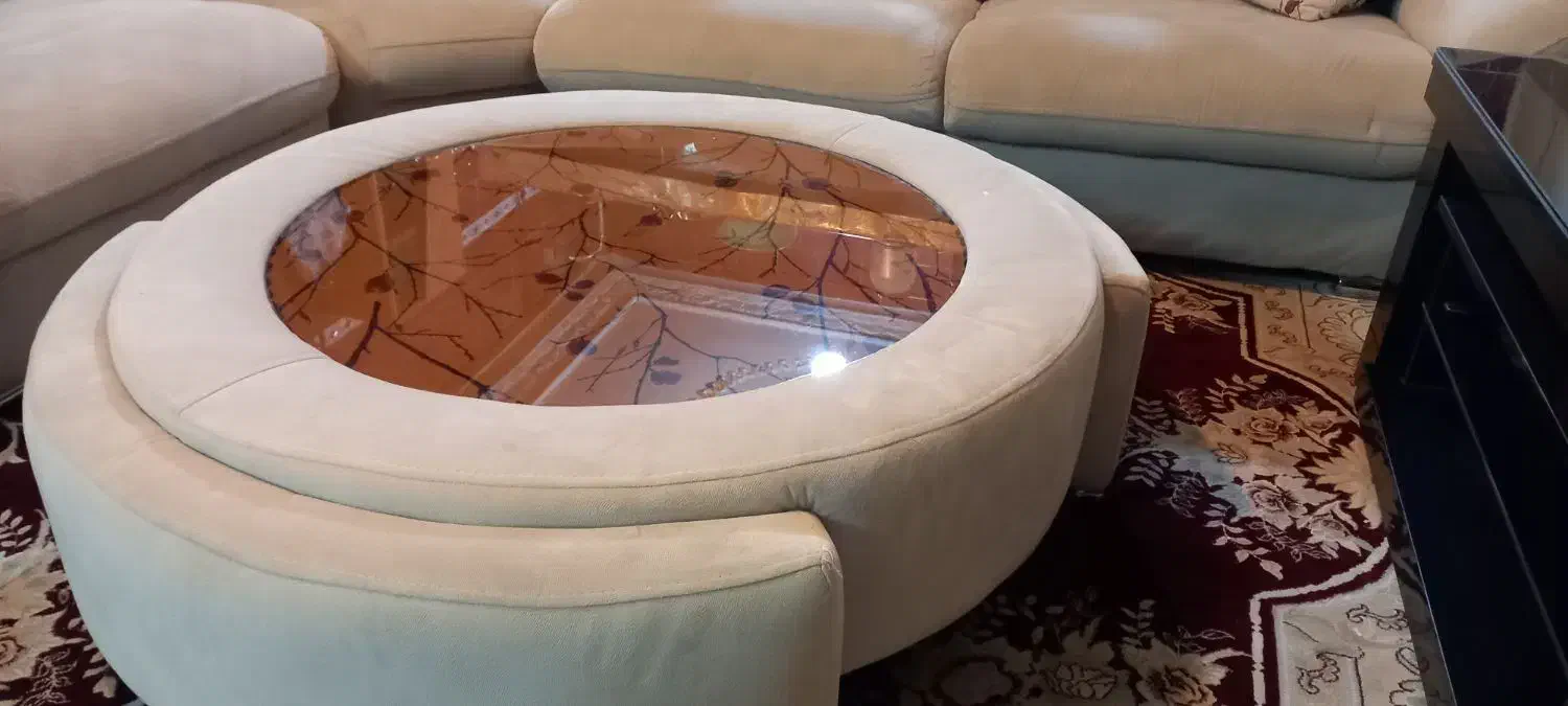 مبل مدل L کرمی رنگ|مبلمان خانگی و میز عسلی|شیراز, شهرک قمشه|دیوار