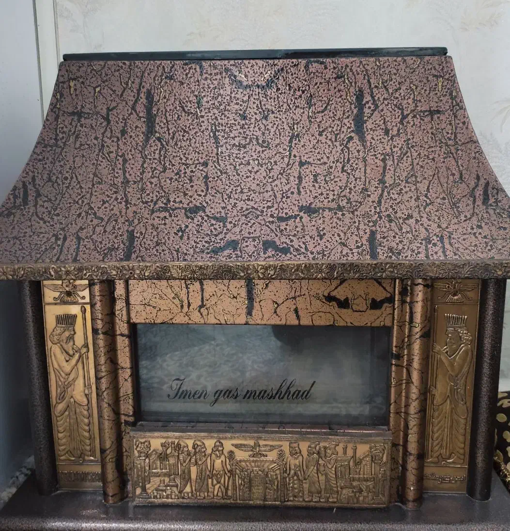 بخاری شومینه ای نو بدون حتی یکبار استفاده|بخاری، هیتر، شومینه|شوش, |دیوار