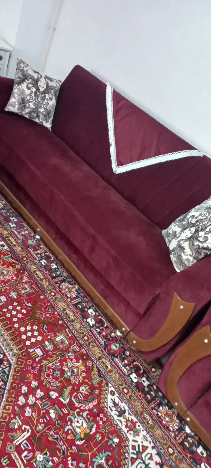 مبل ۸نفره تخت شو|مبلمان خانگی و میز عسلی|مراغه, |دیوار