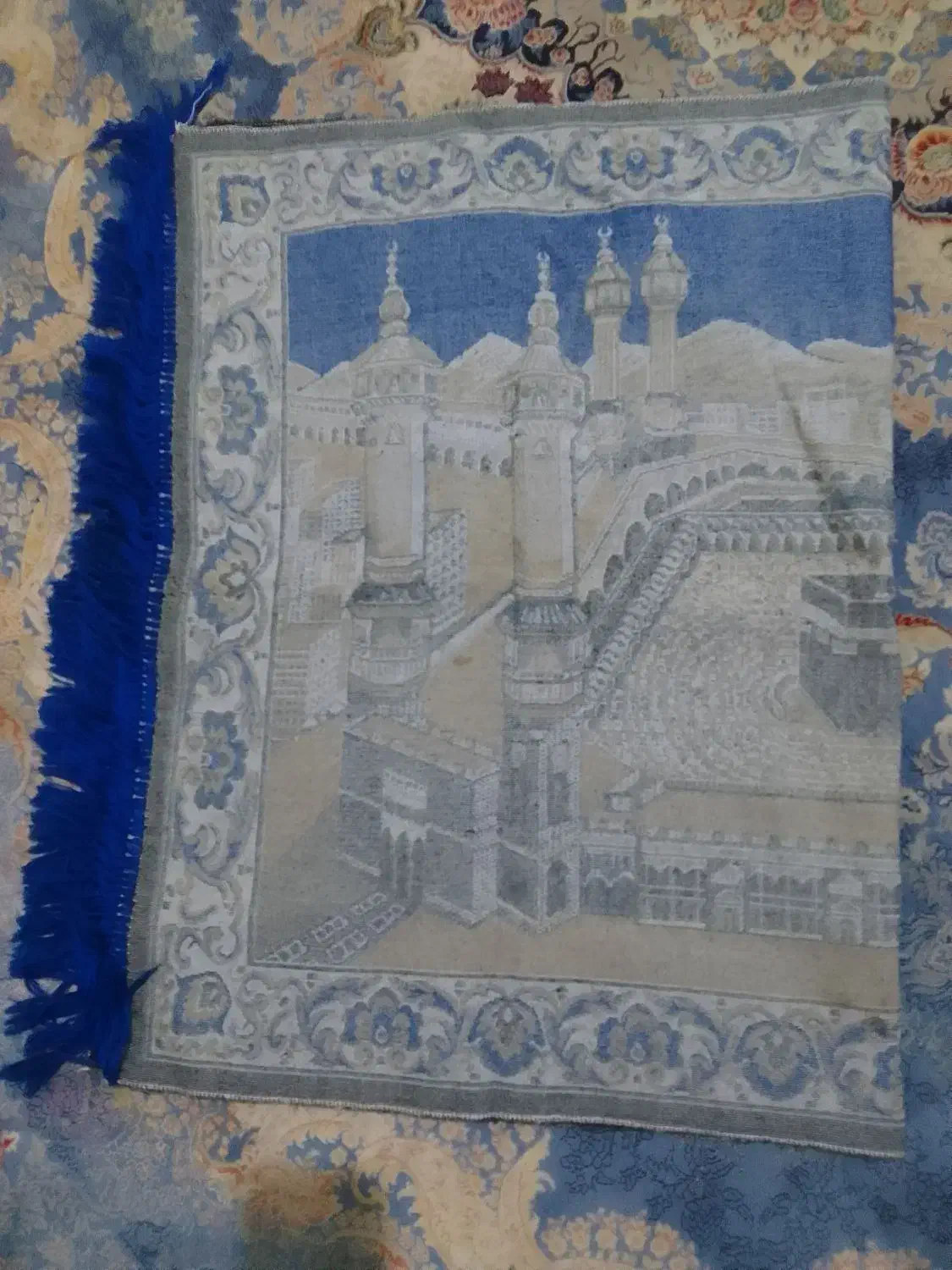 تابلو ابریشم نواصلااستفاده نشده قدمت ۳۰سال|کلکسیون اشیاء عتیقه|گنبد کاووس, |دیوار