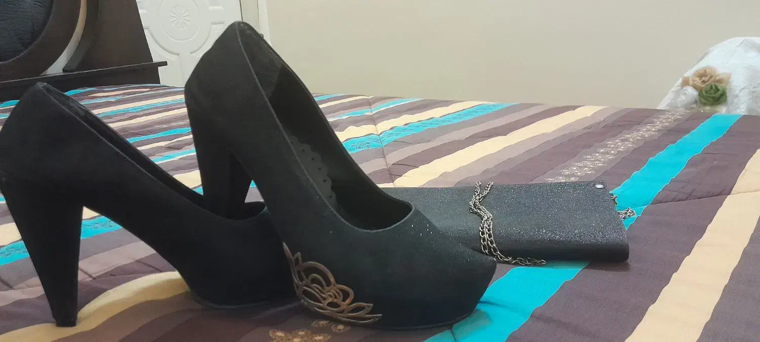 کیف و کفش ست مجلسی|کیف، کفش، کمربند|مشهد, گلبرگ|دیوار