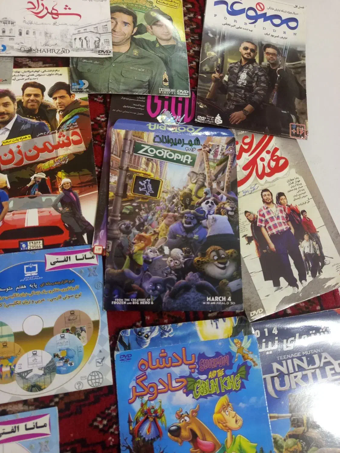 سیدی cd فیلم ایرانی وکارتون و آموزش پایه کلاس هفتم|فیلم و موسیقی|مشهد, کوی سیدی|دیوار