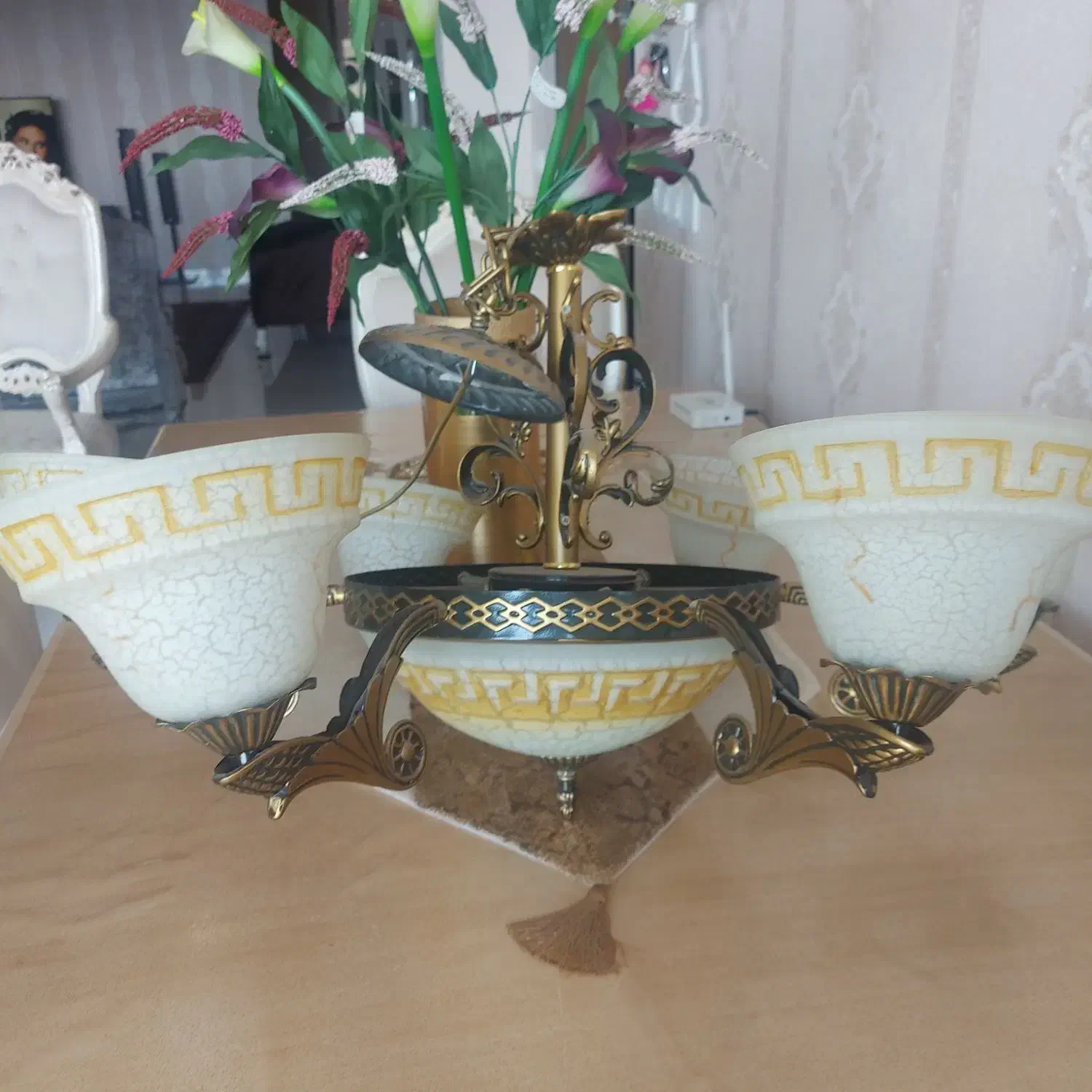 لوستر|لوستر و چراغ آویز|سراب, |دیوار