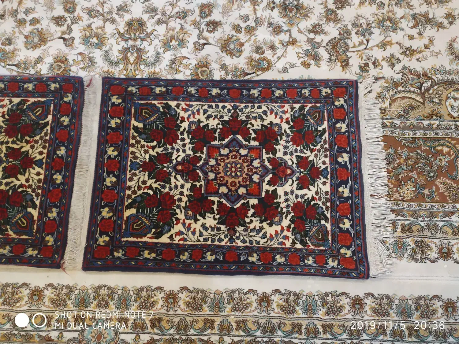 پشتی دستباف اصل بیجار ، فرش دستباف|پشتی|تهران, آجودانیه|دیوار