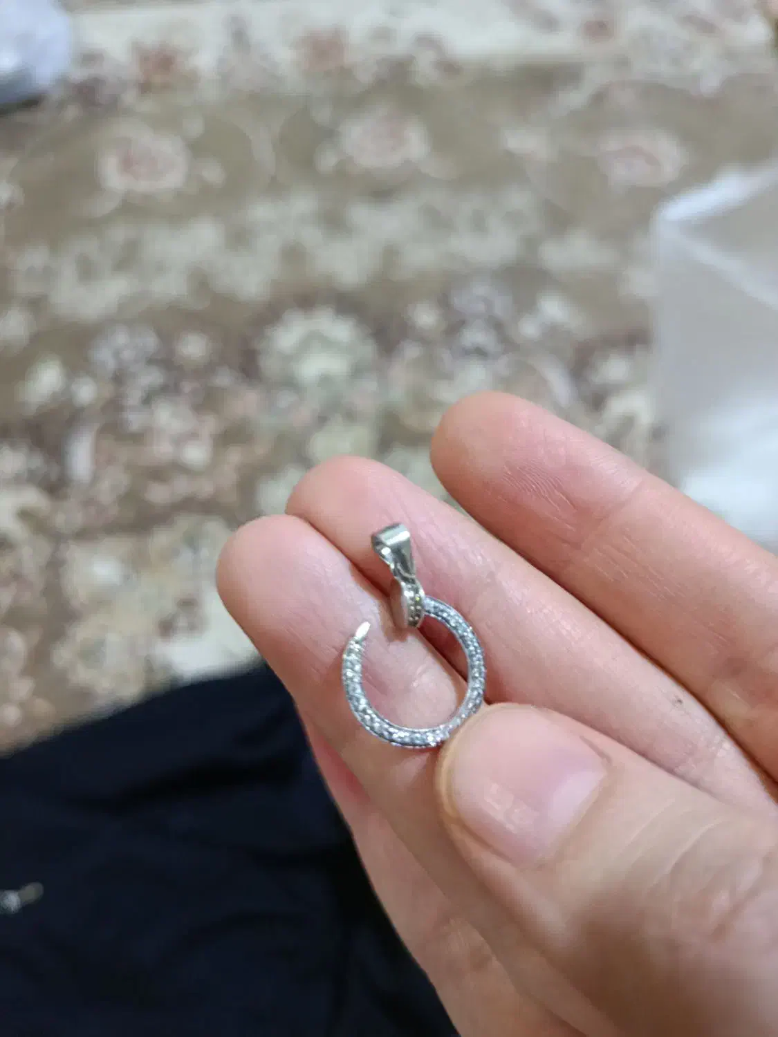 گوشواره میخی نقره و پلاک میخی نقره کادو روز زن|جواهرات|محمدیه-قزوین, |دیوار