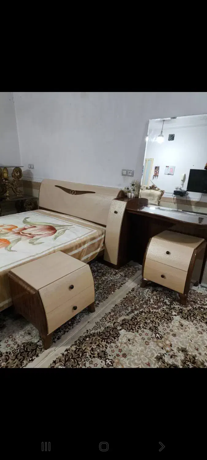 سرویس خواب دونفره مناسب|تخت و سرویس خواب|رامهرمز, |دیوار