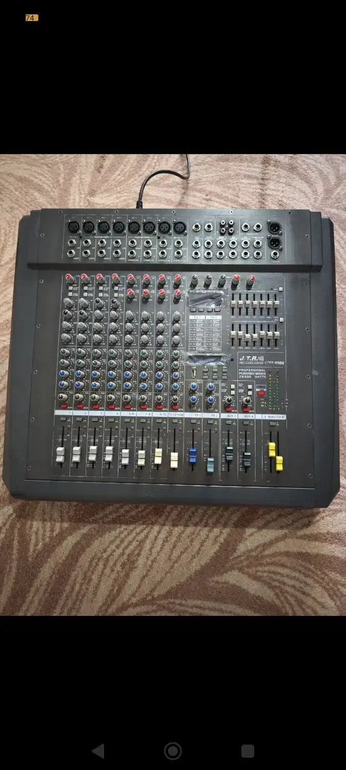 پاورمیکسر جی تی ار غول جفت اکو لایزر میکروفون باند|سیستم صوتی خانگی|تهران, حر|دیوار