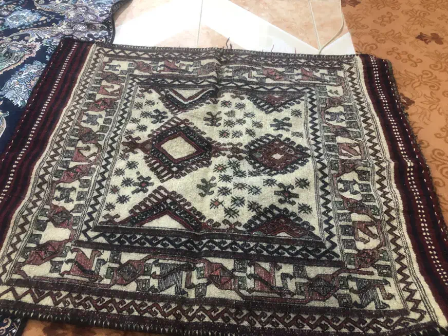 جا قرانی و سفره دست بافت|گلیم، جاجیم، گبه|بندر ماهشهر, |دیوار