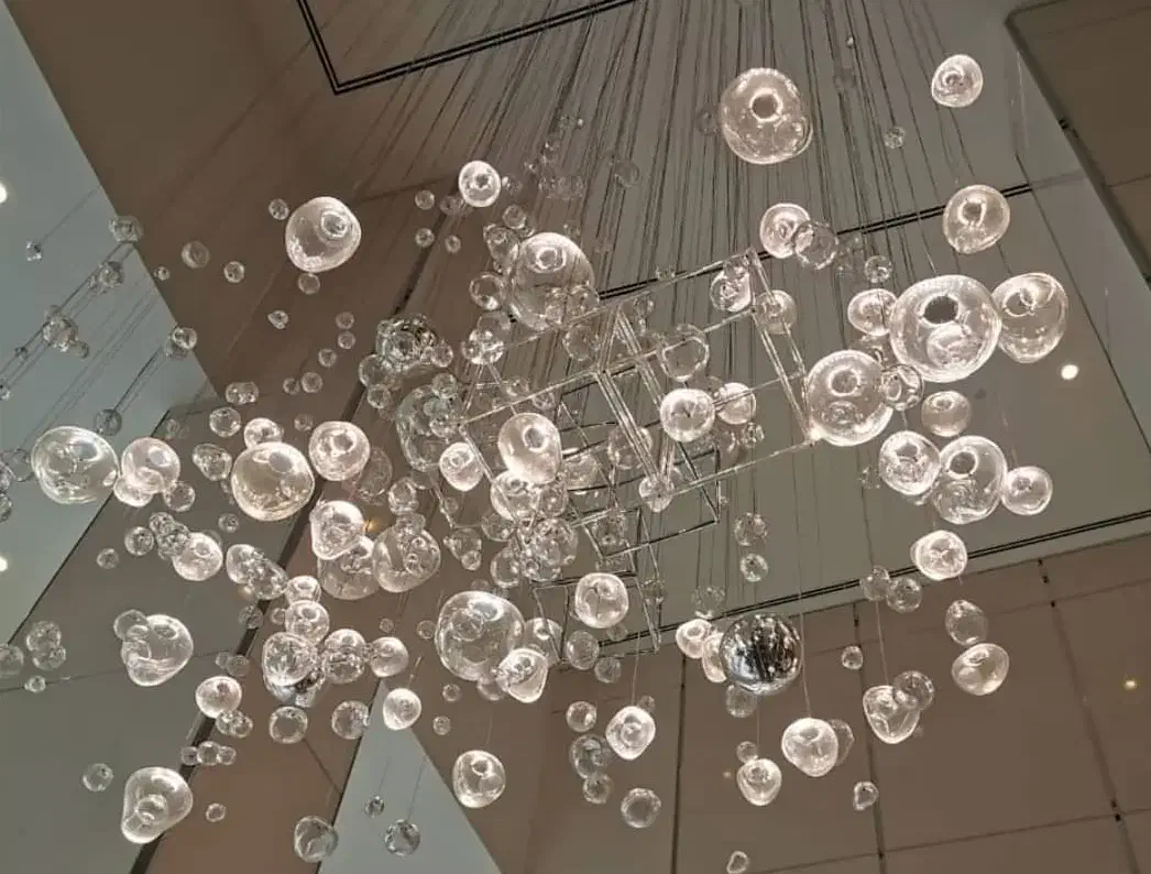 لوستر ویلایی لابی بزرگ ریزشی مدرن|لوستر و چراغ آویز|تهران, قلهک|دیوار