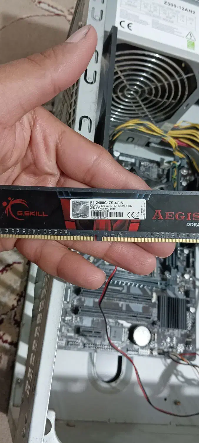 باندل پر قدرت DDR4 گیگابایت مادربورد سی پی یو رم|قطعات و لوازم جانبی رایانه|قم, شهید صیاد شیرازی|دیوار