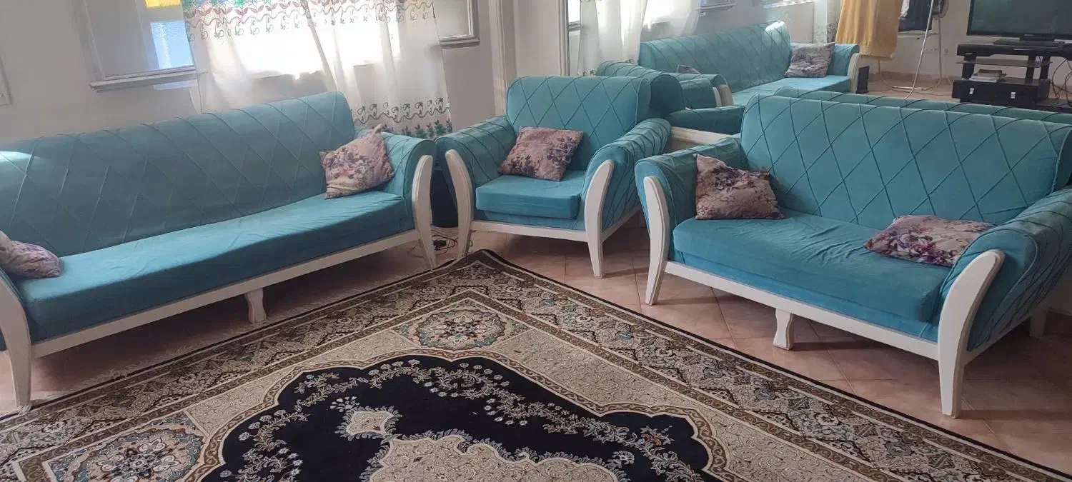 مبل ۷ نفره|مبلمان خانگی و میز عسلی|تهران, نظامی گنجوی (توانیر)|دیوار