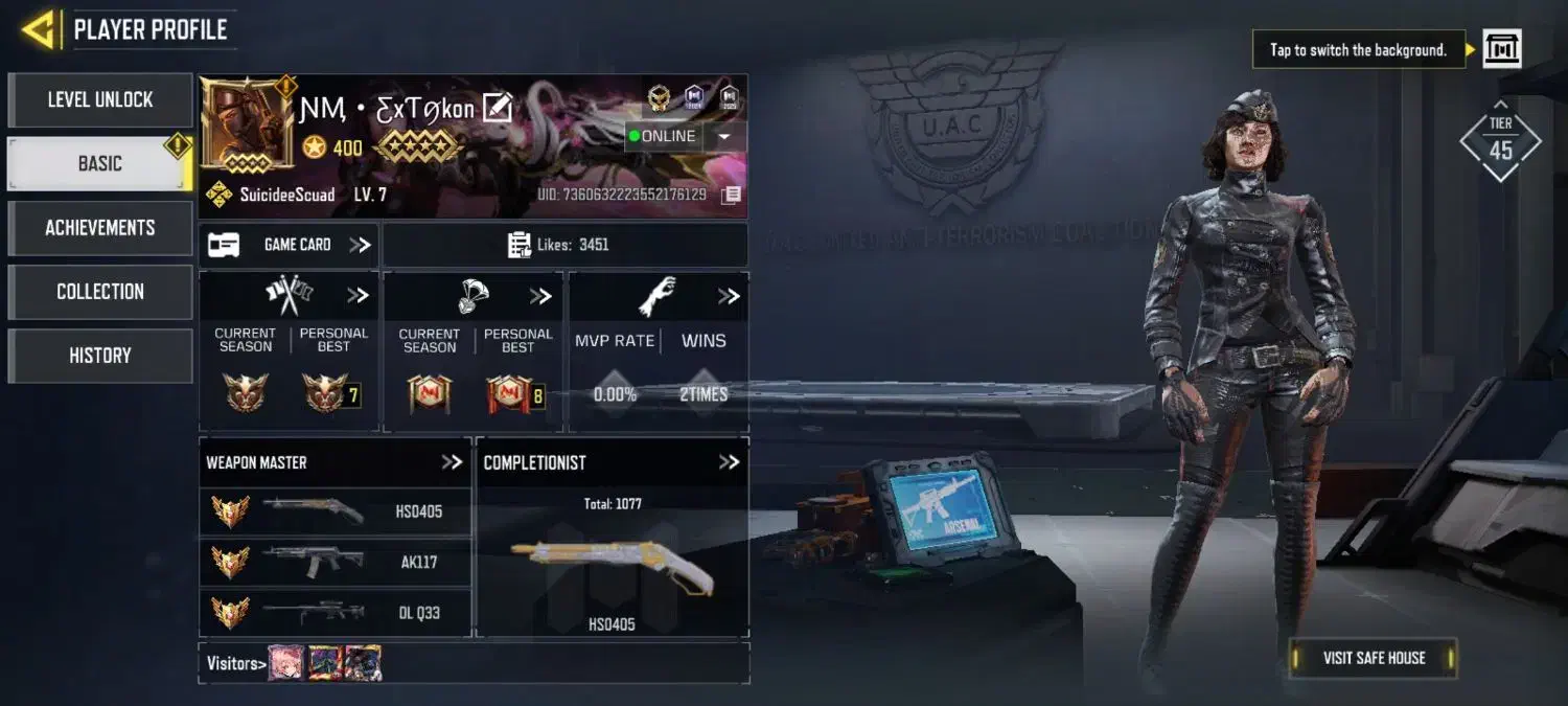 اکانت کالاف دیوتی اچ اس لجند ویوان اصلی تک هند چنج|کنسول، بازی ویدئویی و آنلاین|مشهد, عنصری|دیوار