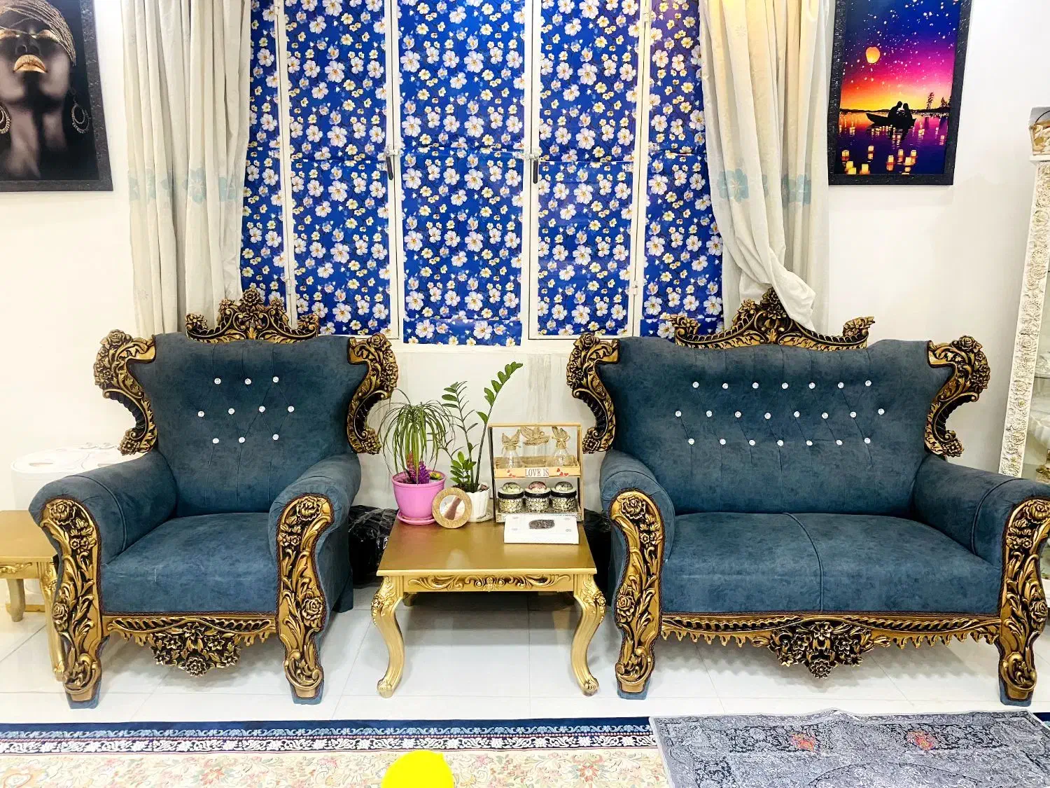 مبل سلطنتی و بوفه|مبلمان خانگی و میز عسلی|دوگنبدان, |دیوار