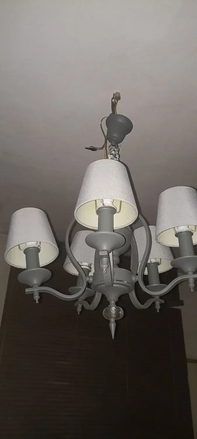 لوستر نونو همراه دیوار کوب|لوستر و چراغ آویز|فردیس, فردیس|دیوار