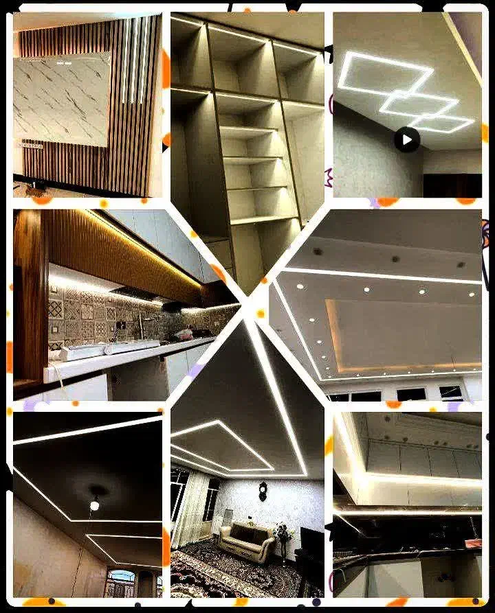 لاین نوری|لامپ و چراغ|کاشان, نوش آباد|دیوار