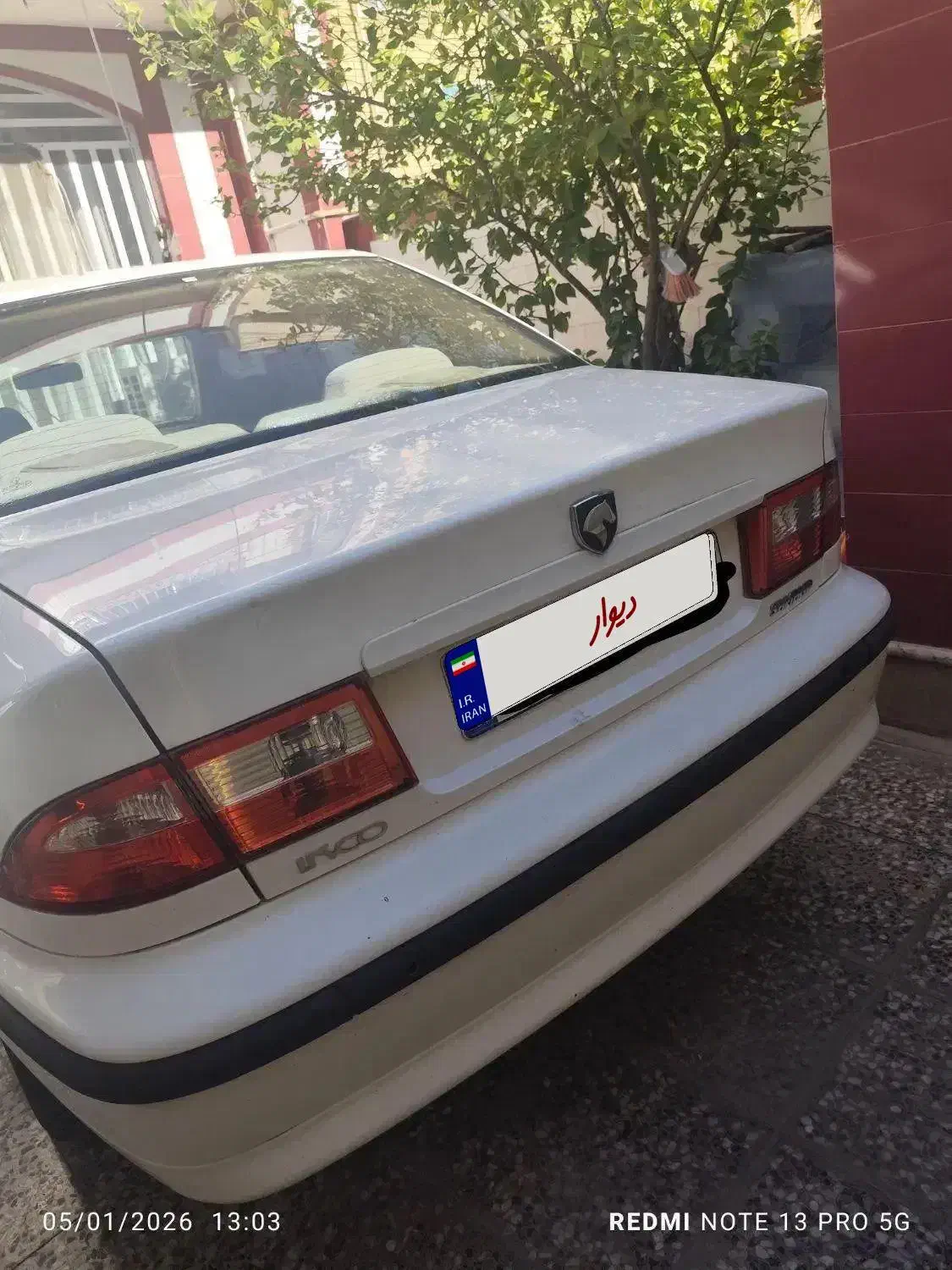 سمند مدل ۹۹|خودرو سواری و وانت|شیراز, پشم شیشه|دیوار