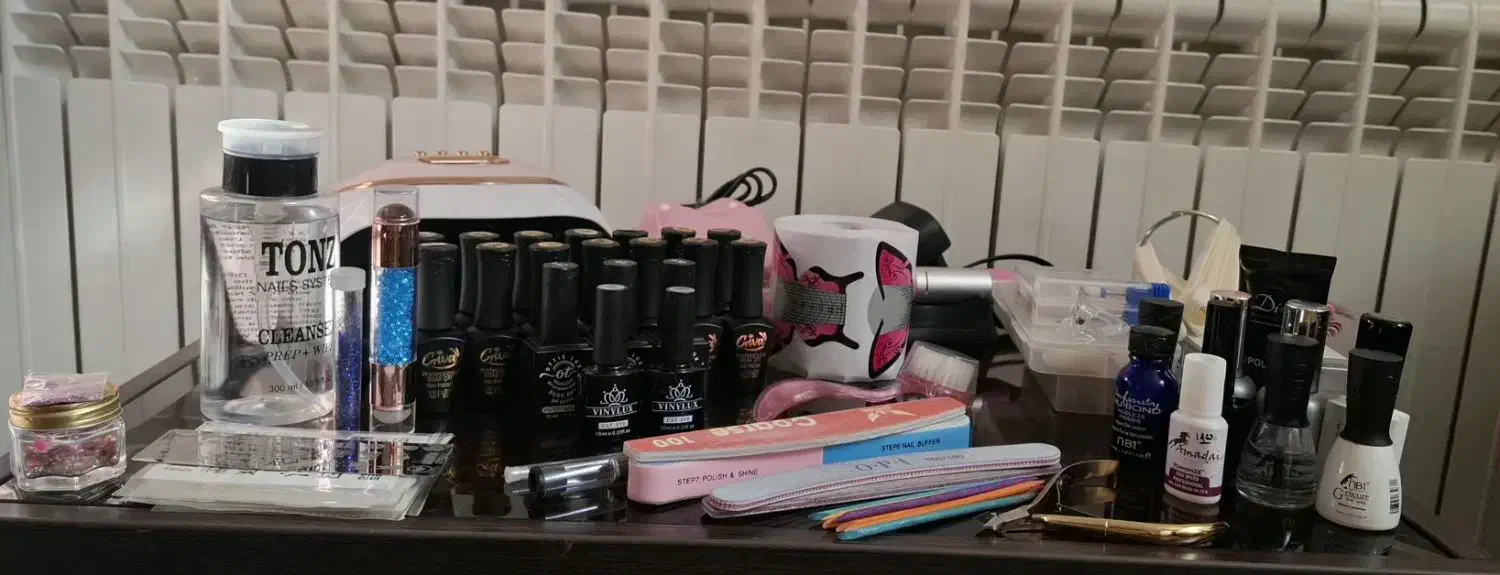 وسایل کامل کاشت ناخن|آرایشی، بهداشتی، درمانی|اصفهان, مارچین|دیوار