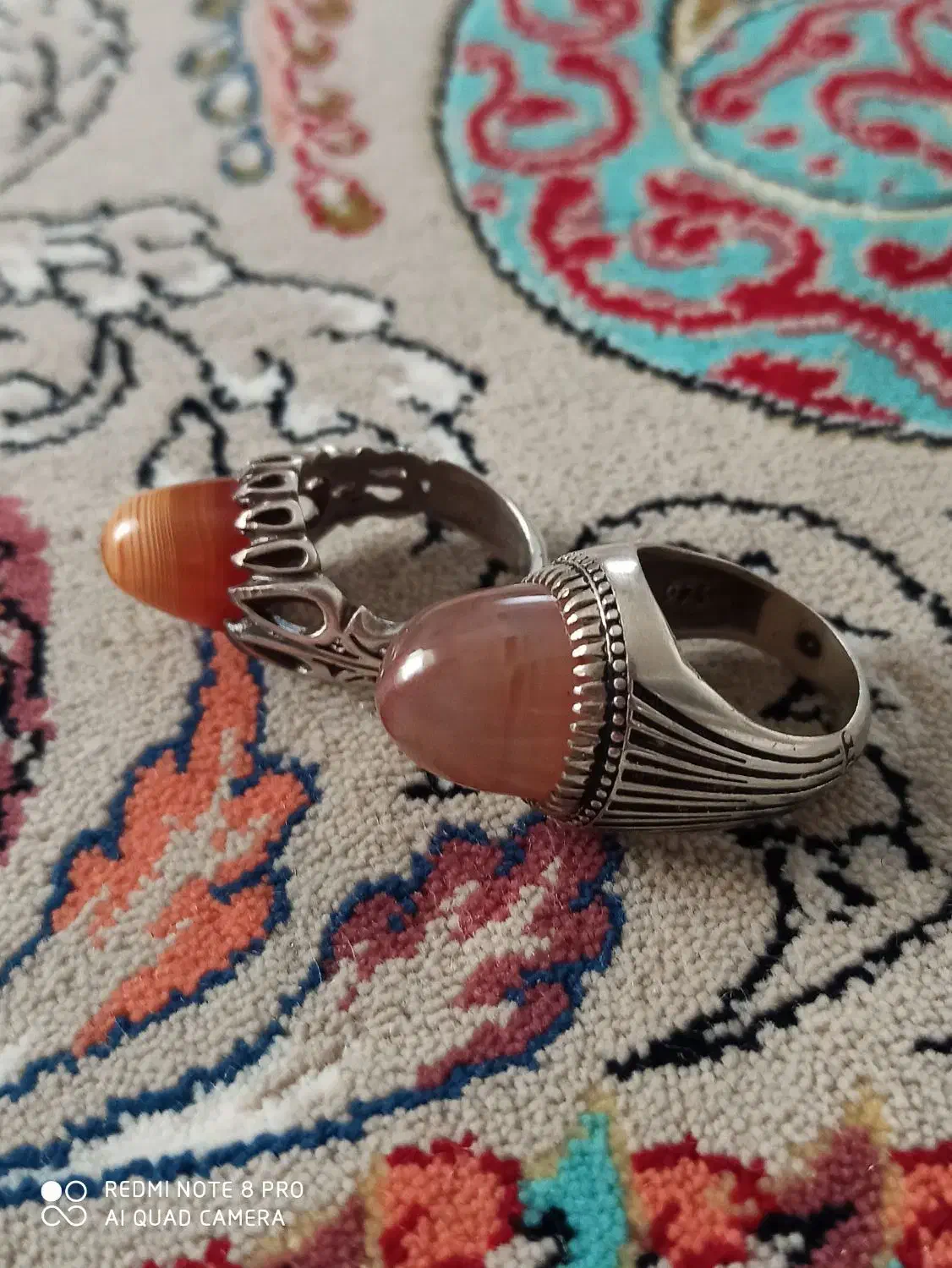 چهار عدد انگشتر نقره|جواهرات|سنندج, |دیوار