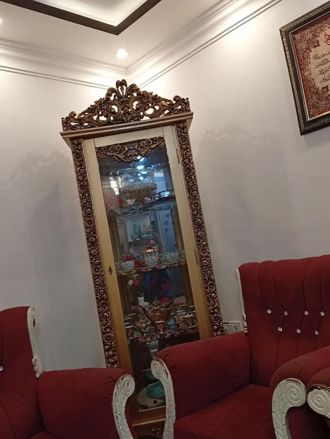 بوفه و ساعت ست|بوفه، ویترین، کنسول|شفت, |دیوار